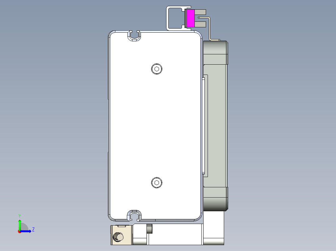 威洛博LC系列3d模型模组LC14S1Y-S100左视图