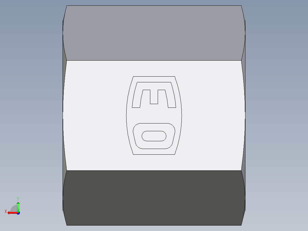 卡套式工业通用硬管接头EO_Nut_EO_24__Cone_end_M06LLCFX后视图