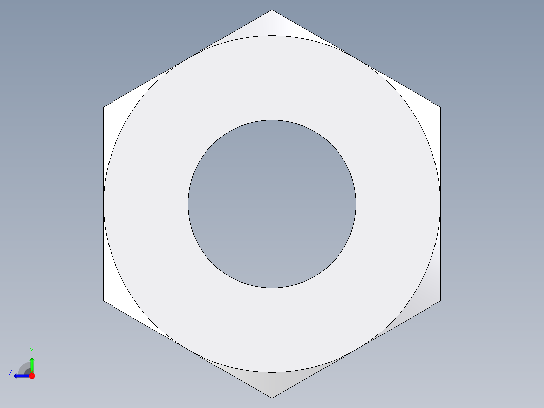 卡套式工业通用硬管接头EO_Nut_EO_24__Cone_end_M06LLCFX右视图