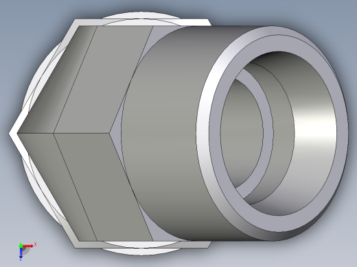卡套式工业通用硬管接头EO_Adjustable_locknut_45_deg_elbow_VEE20SMOMDCF俯视缩略图