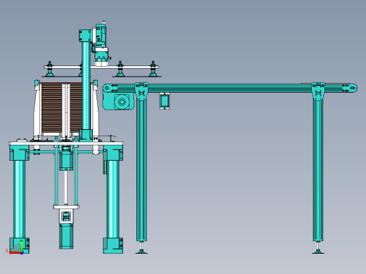 料仓可调式板块供料机构后视缩略图