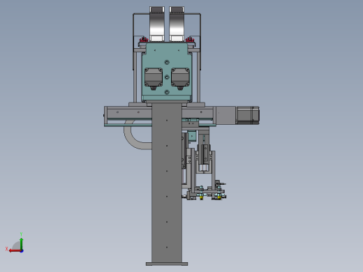 上料撕膜模组后视缩略图