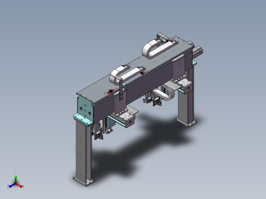 上料撕膜模组正等轴测缩略图