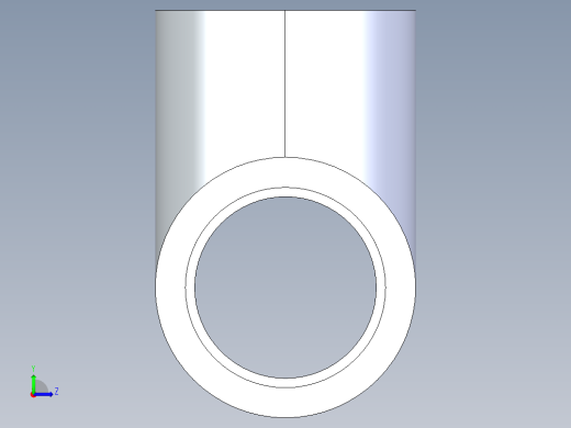 聚氯乙烯配件01-Sch80_Tee_SxSxS_801-010_0.1in左视缩略图