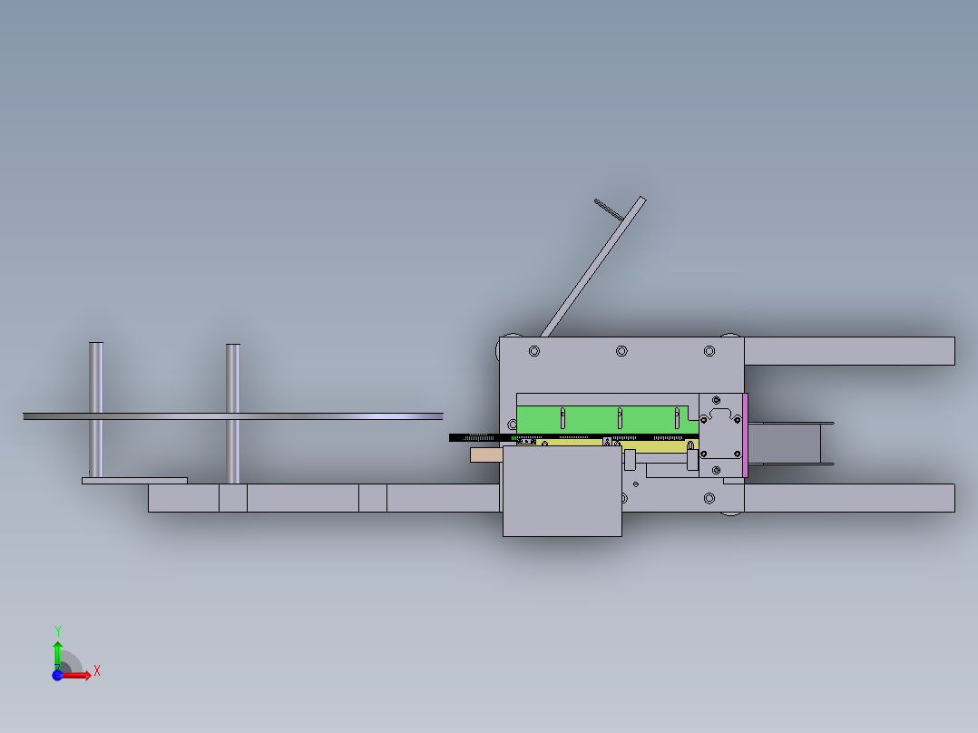 万能切端机前视图