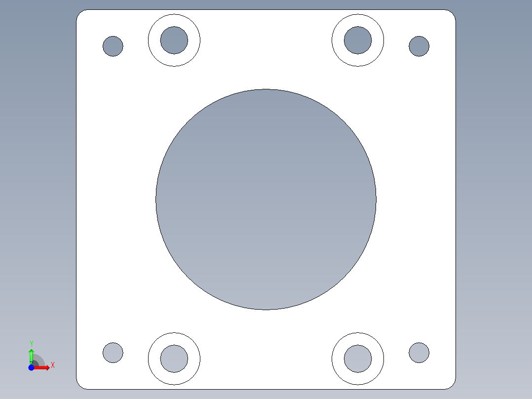 模组KK-86-F5 60步进电机.STEP前视图