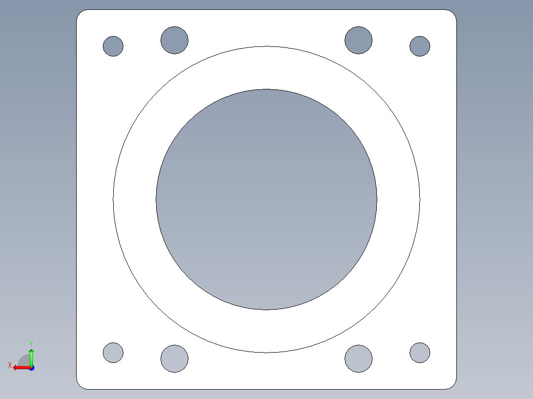 模组KK-86-F5 60步进电机.STEP后视图