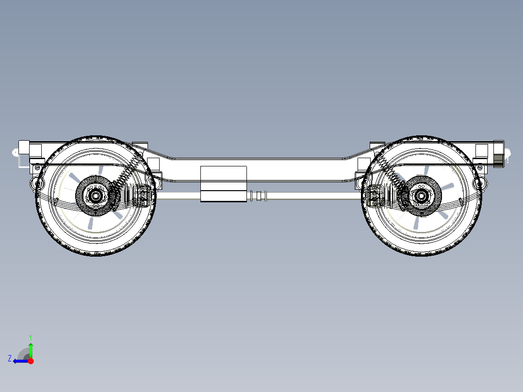 5号图--底盘chassis-all-included-1 STP X_T.zip右视图