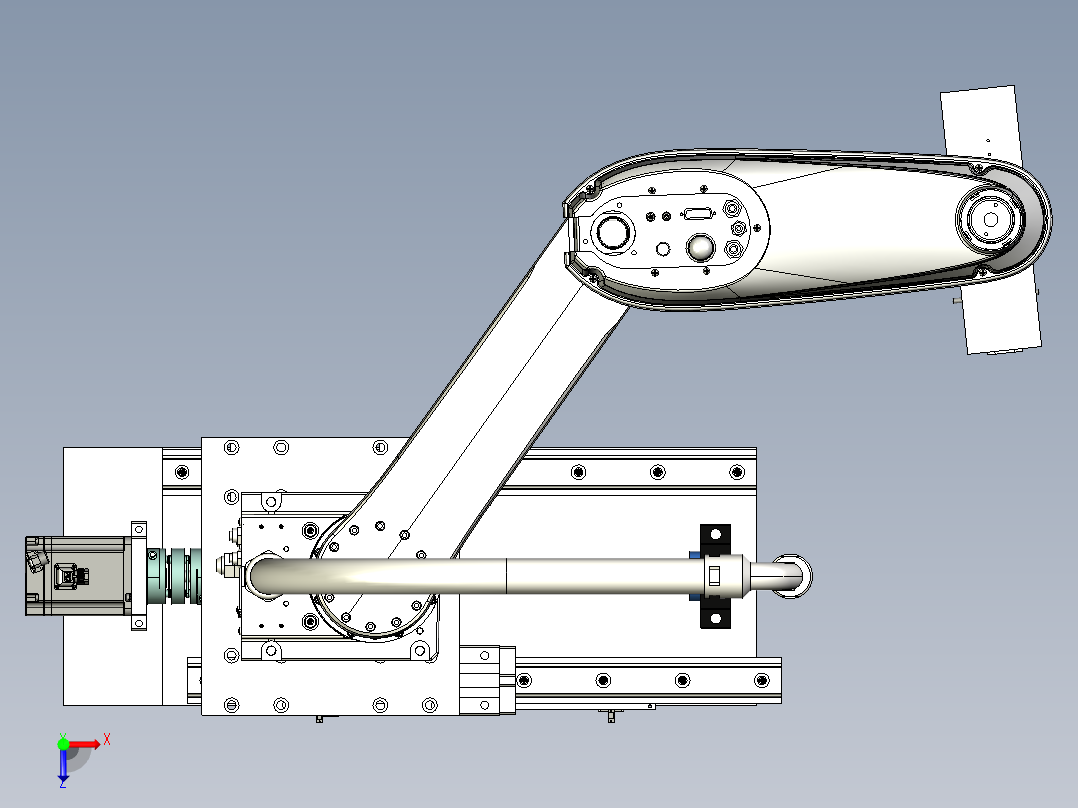 四轴变五轴俯视图