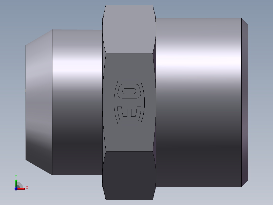 焊接直接头、1CW-22-15前视图