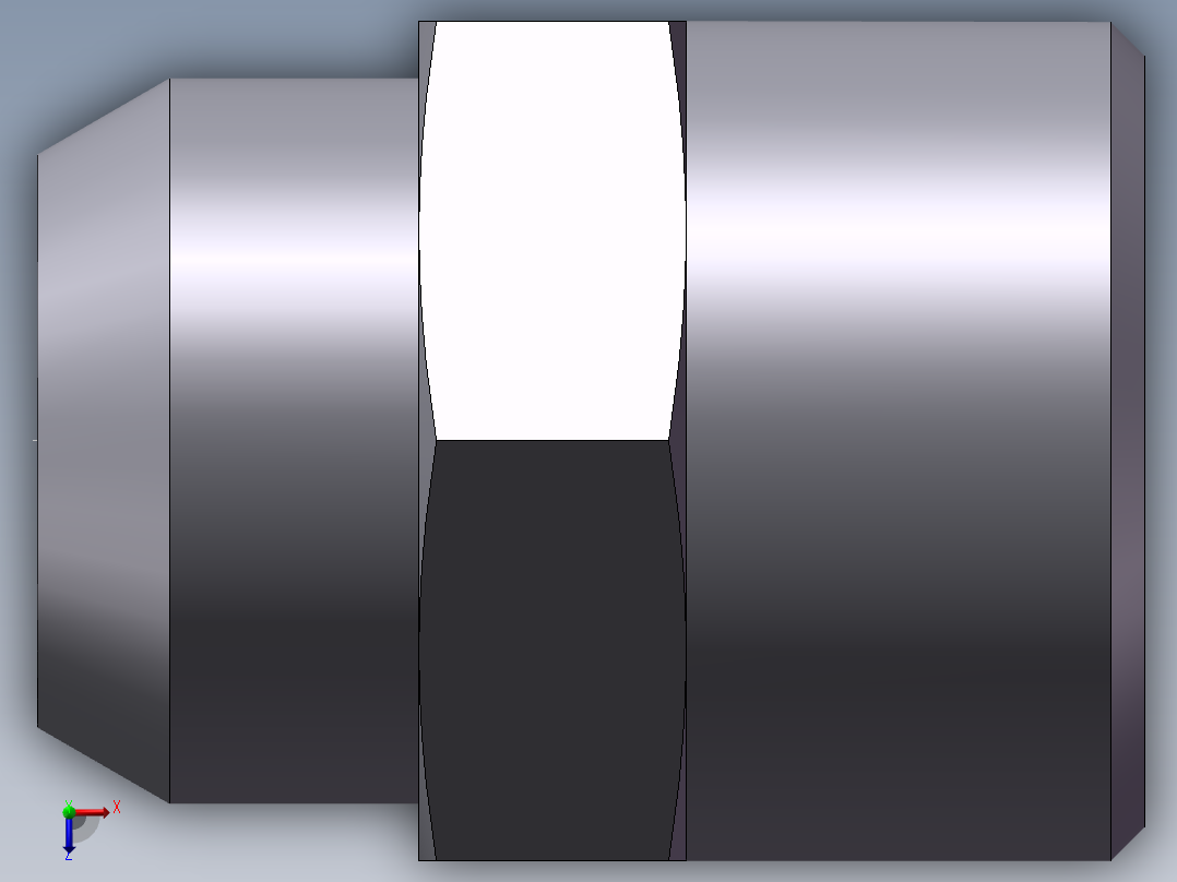 焊接直接头、1CW-22-15俯视图