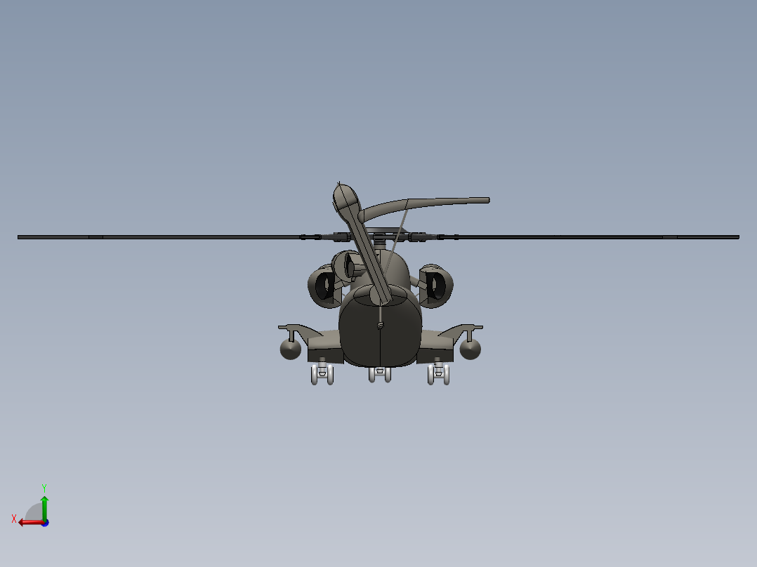 直升机(44)后视图