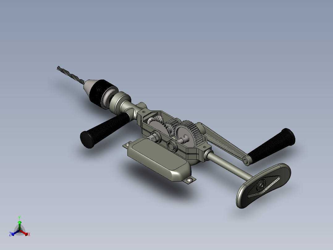 电钻(38)正等轴测图