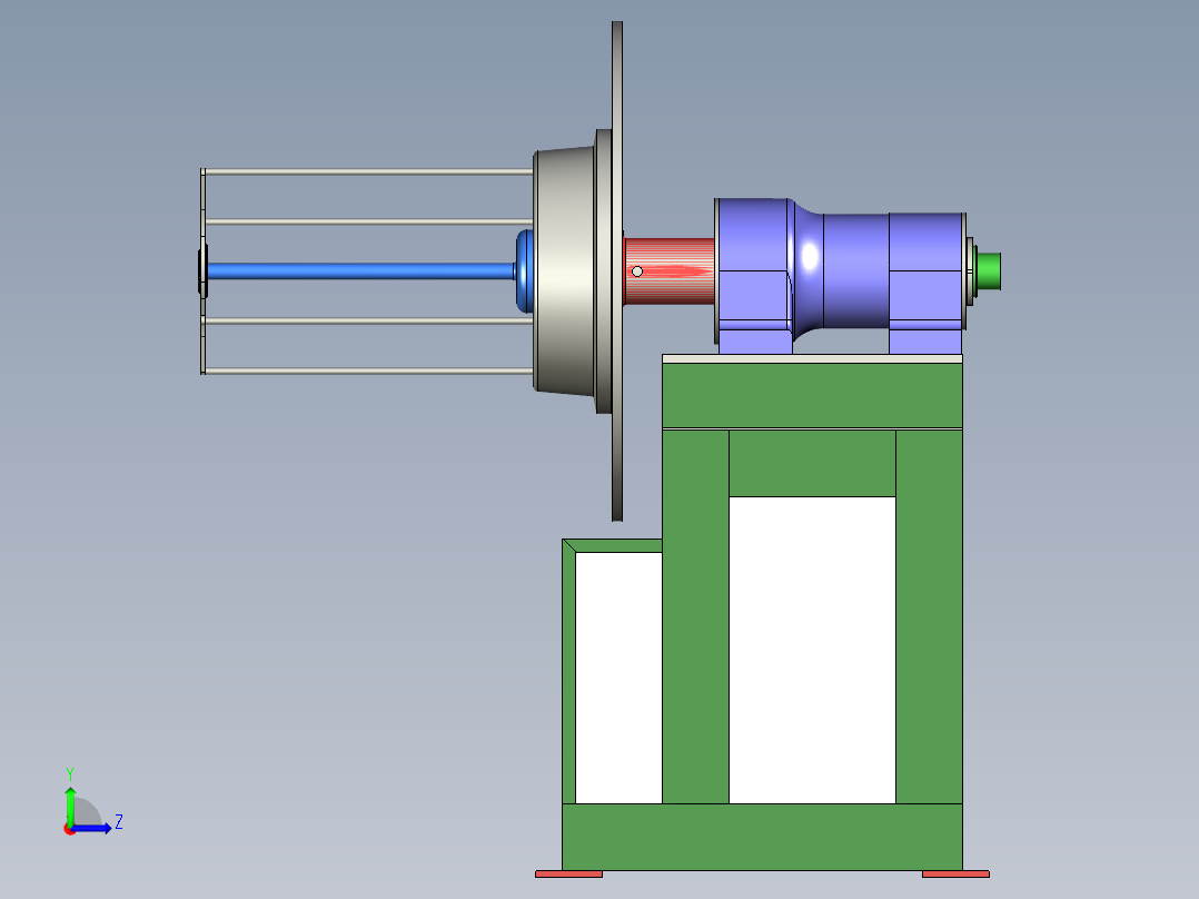 B2004238-线绕机左视图