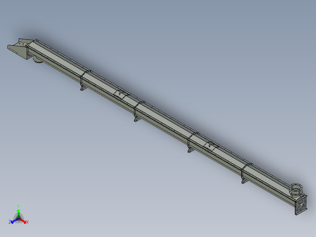 饲料厂u型螺旋输送机