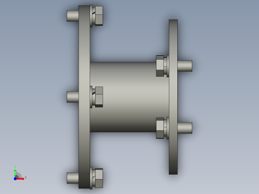 HDLP-01-01-001SA47法兰-加长型含螺栓前视缩略图