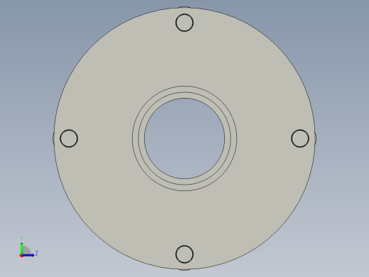 HDLP-01-01-001SA47法兰-加长型含螺栓左视缩略图