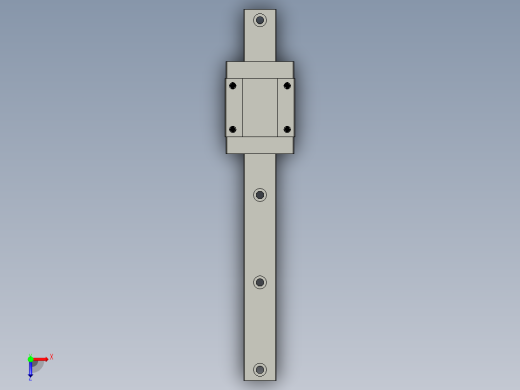 直线导轨MGN15C1R170Z1CE1E25俯视缩略图