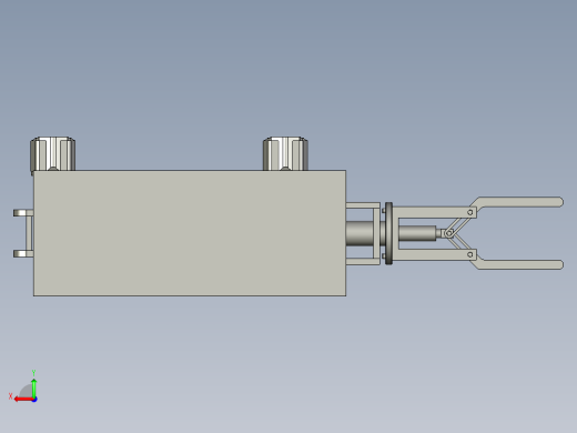 关节旋转组件液压机械手后视缩略图