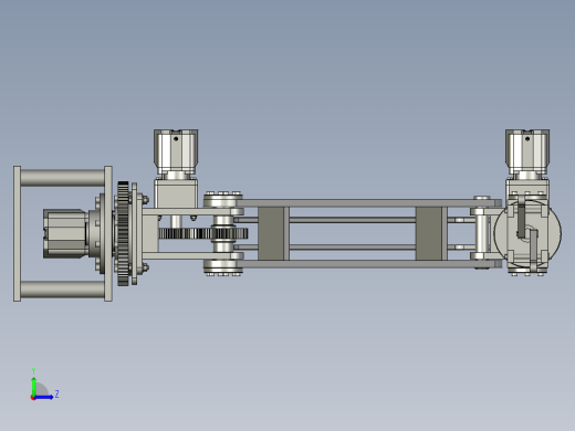 关节旋转组件液压机械手左视缩略图