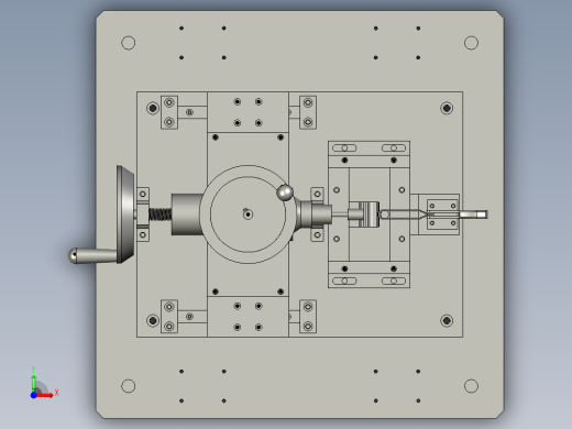 密封胶条打磨装置前视缩略图
