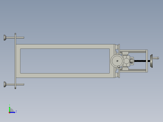 密封胶条打磨装置左视缩略图