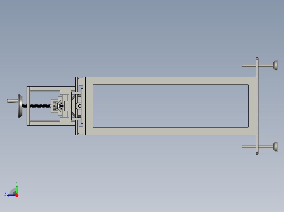 密封胶条打磨装置右视图