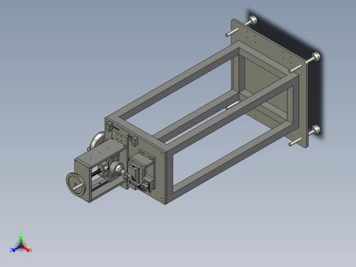 密封胶条打磨装置正等轴测缩略图