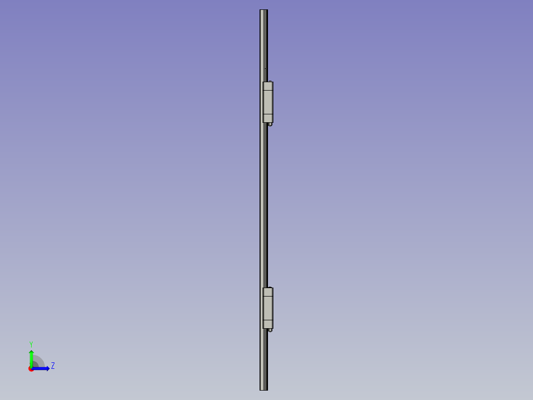 MGN15-L450导轨滑块左视图