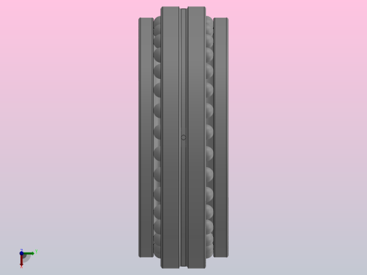 机床主轴用双向推力角接触球轴承_234960X前视缩略图