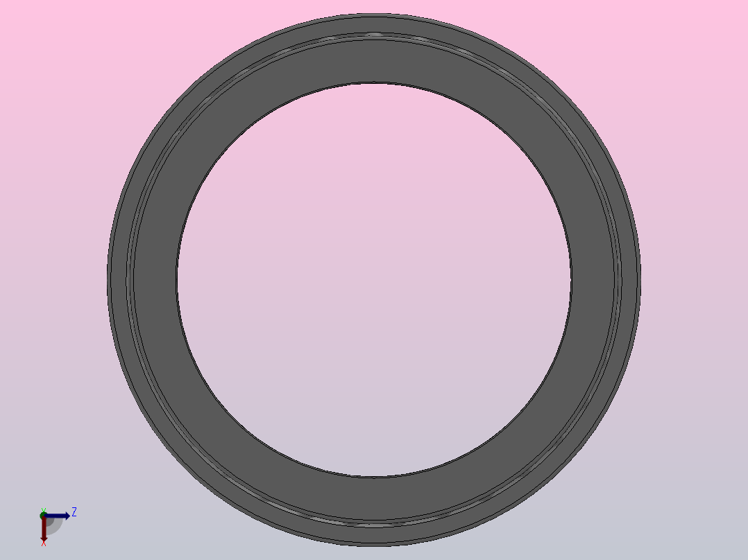 机床主轴用双向推力角接触球轴承_234960X左视图