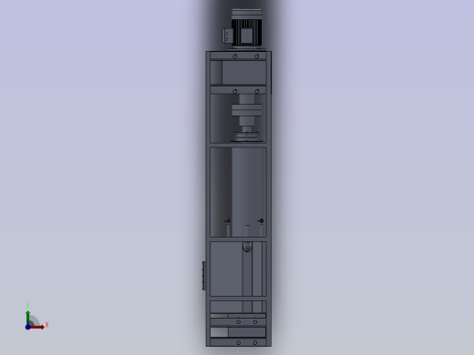 面筋脱水机结构设计前视缩略图