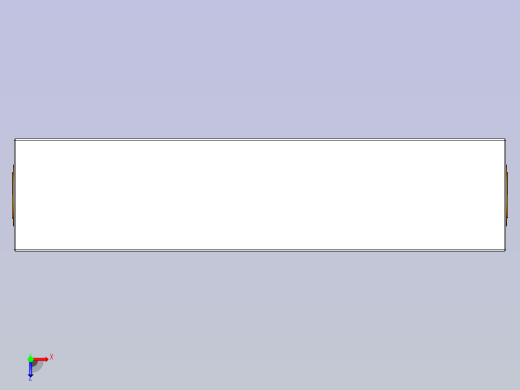钣金控制箱三维模型俯视缩略图
