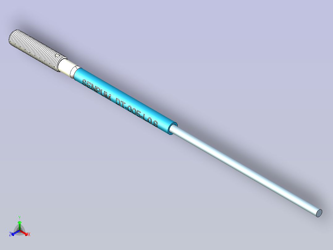 深浦接近传感器 dt-005 3d主视图