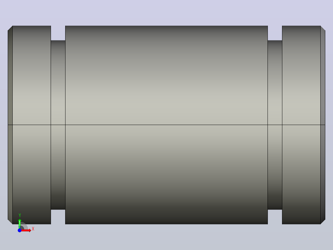 LM8UU直线轴承前视图