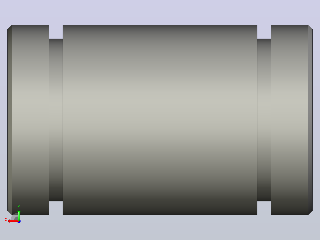 LM8UU直线轴承后视图