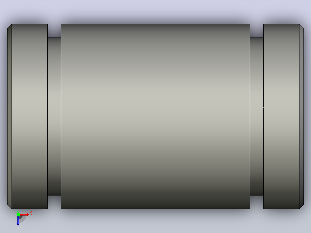 LM8UU直线轴承俯视图