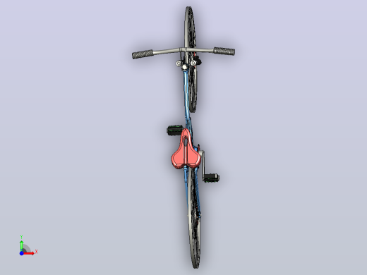 Design自行车设计模型前视缩略图
