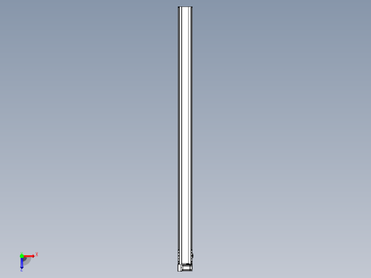 皮带直线轴半封闭可选导轨TPA-HNB-175D-140-L2900-LU-C-P75-N3俯视缩略图