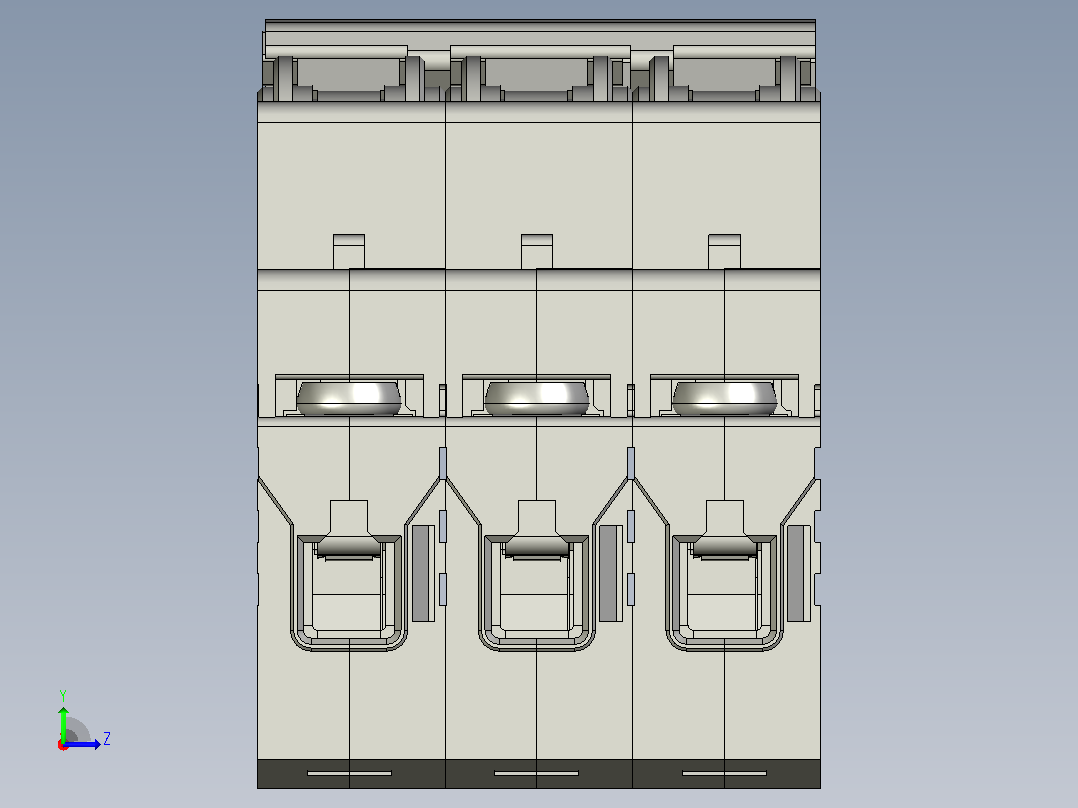 模块化负载断路开关OptiDin BM63P-332-UHL3（VM63R）左视图
