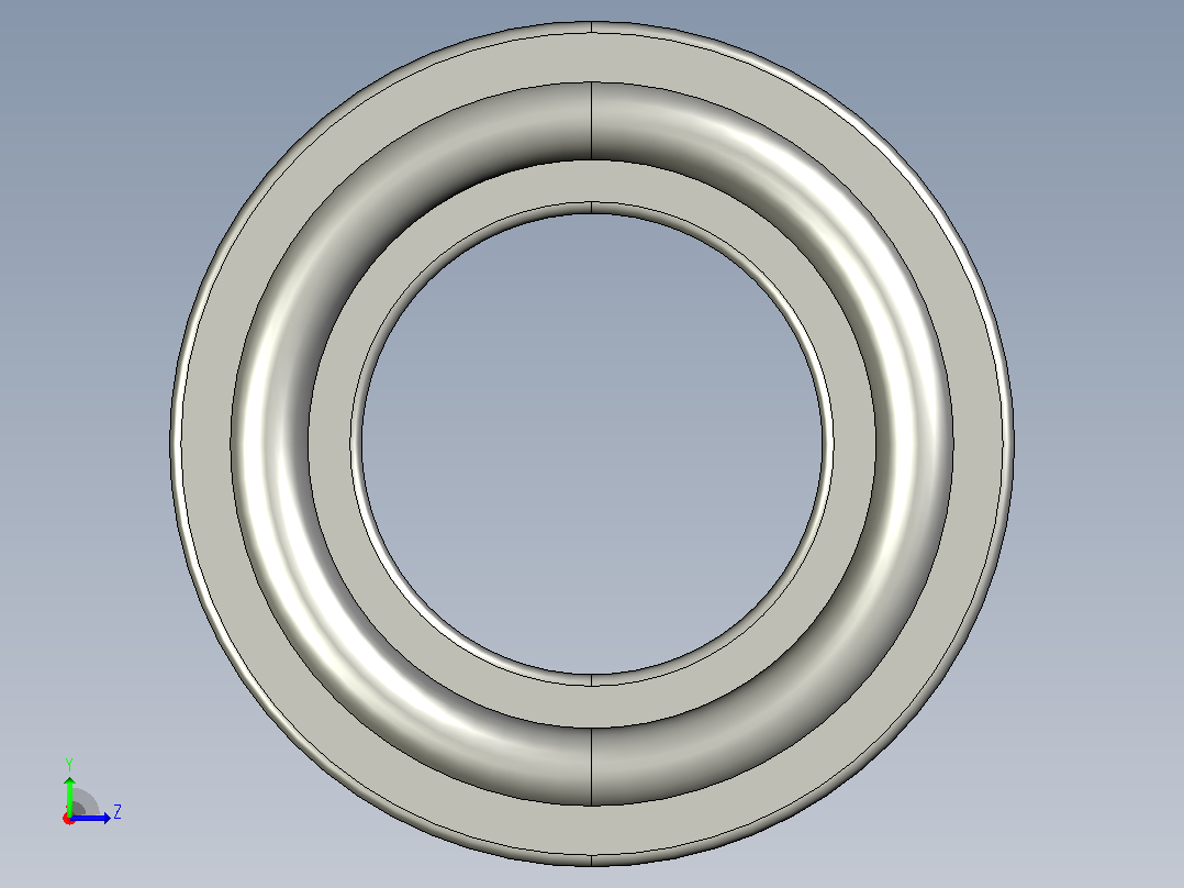 SKF自调心球轴承ball_bearing_1212_ek_0左视图