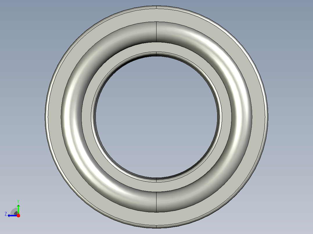 SKF自调心球轴承ball_bearing_1212_ek_0右视图