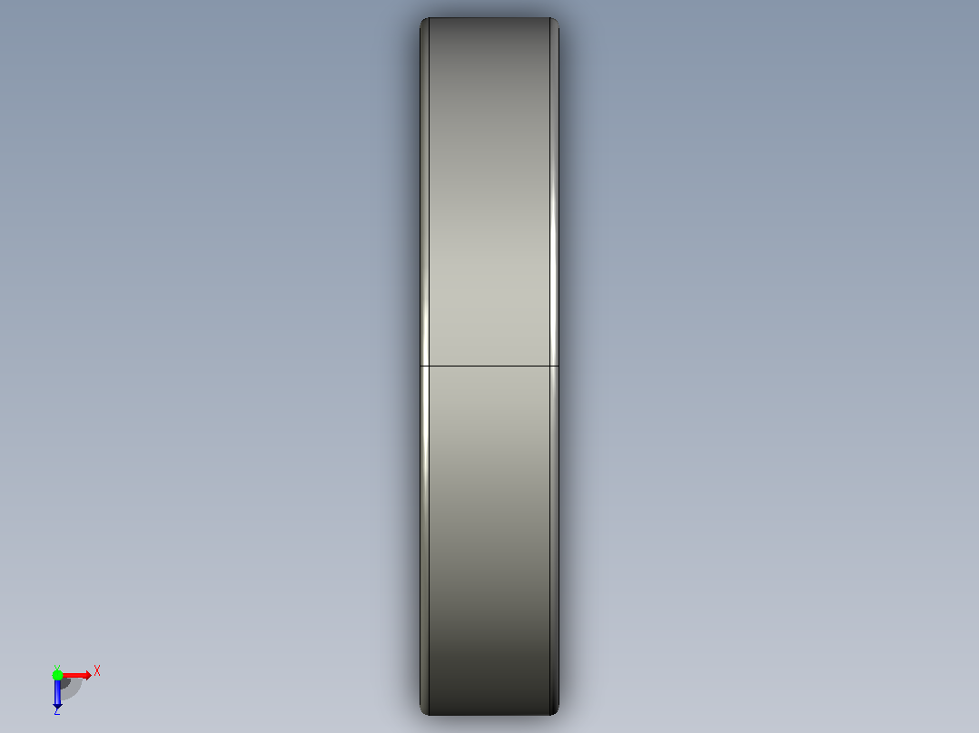 SKF自调心球轴承ball_bearing_1212_ek_0俯视图