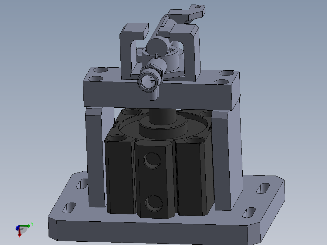 气阀体铣底平面工装