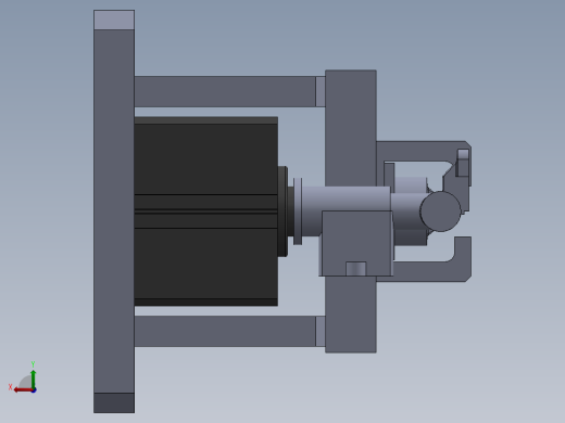 气阀体铣底平面工装后视缩略图