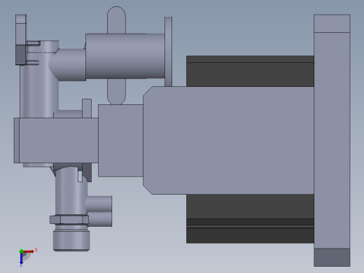气阀体铣底平面工装俯视缩略图