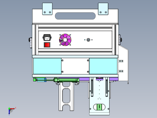 SIM自动裁卡插卡治具俯视缩略图