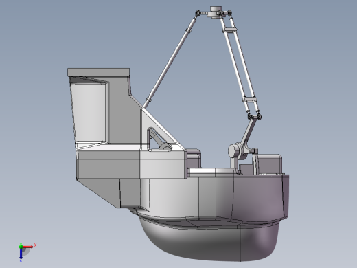 蜘蛛快速机械手3D模俯视缩略图