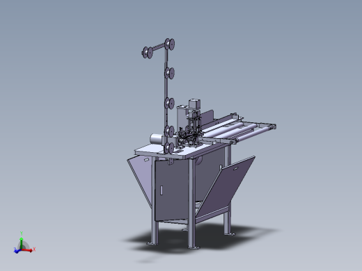 全自动尼龙拉链超音波切断机（sw10可编辑+工程图+BOM）