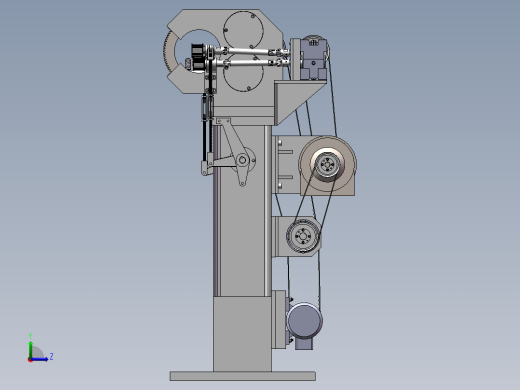 钢圈包布机左视缩略图